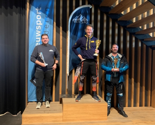 SkiCup Vlaanderen MAS-H podium Rob Verhoeven eerste
